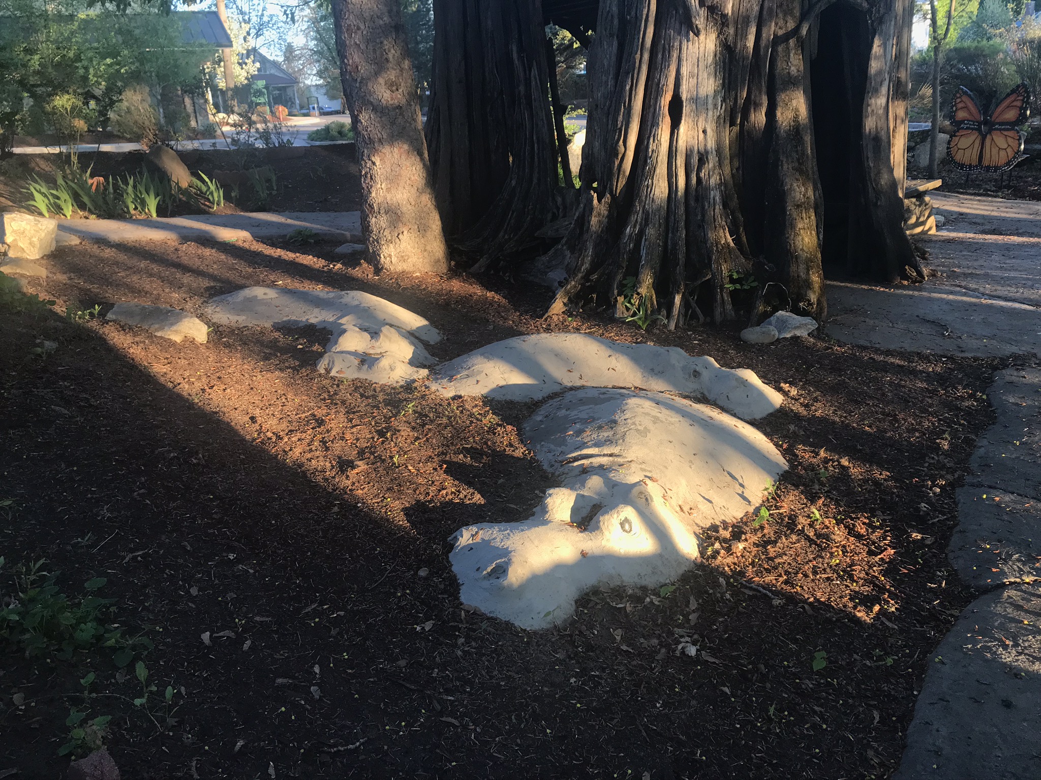Hippos in the Healing Garden